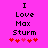Pixelated text on bright pink background with red and pink heart symbols below, showing animation change in heart colors.