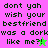 Pixelated text on a split background with a star symbol, showing two color variations of the same phrase.
