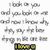 A static image with repeated text and a yellow 'I Love U' button on white background.