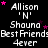 Pixelated text and pink stars repeat in a on a black background, with names, phrases, and numbers visible in white and pink