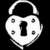 A heart-shaped padlock icon with a keyhole, transitioning to display red text over the lock.