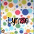 Pixelated icon with multicolored circular background and black text reading 'Lyn 2009' in the center.