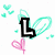 Animated sequence showing the word 'Love' forming letter by letter with heart motifs and color accents.