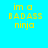 Four quadrants display identical pixelated text 'im a BADASS ninja' in yellow on cyan, purple, magenta, and light blue backgrounds.
