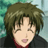 A 48x48 pixel buddy icon featuring a cartoon character with brown hair and closed eyes on the left, next to text reading "Anime IM" and "com" on a black background.