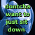 Pixelated text and imagery arranged in a : green text on blue, cyan text on black with moon/stars, pink text on white, purple text over red rose, two stick figures holding hands under pink heart