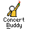 Six animated frames of a yellow stick figure holding a torch with red and green accents, displayed in a 3x2 contact sheet on gray background.