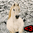 Two side-by-side cartoon horses with light brown manes and white bodies stand against a gray pixelated background, each displaying a different colored '<3' symbol below them.