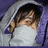 Pixelated image of a person with dark hair under a hooded garment, overlaid with purple text reading 'Pete Is Mine For Forever And Tomorrow <3'.