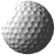 A contact sheet of three grayscale golf ball frames showing subtle surface texture variations across sampled animation frames.