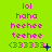 A bright green background displays three identical vertical of pink text reading 'lol haha heeeh teeeh <33333' with blue plus signs beneath the last 's third instance and a blue dot beneath the second 's fourth instance