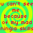 Pixelated text on a green and yellow spiral background with repeated phrases about ninja skills.