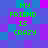 Green pixelated text 'MY FRIEND IS CRAZY' repeated four times on a blue and purple checkered background.