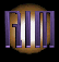 Animated sequence of stylized 'RIM' text with shifting color gradients and background transitions between purple, gold, white, and black.