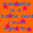 Blue text on orange background with pink stars, repeating 'friendship is a battle feild i wont fight tho' in two