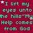 A static image with repeating text in green on a maroon background, featuring small white and pink stars scattered throughout.