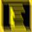 Animated contact sheet of yellow 3D letter E icons in black and gray backgrounds with varying depth effects across eight frames.