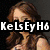 four distinct buddy icons featuring a woman with long brown hair, each with overlaid text and unique backgrounds
