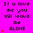Pixelated text on bright pink background with red heart symbols, displaying repeated phrases and varying heart counts across sections.