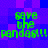 Green pixelated text 'save the pandas!!! pandas!!!' repeated across a blue and purple checkered background.