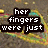 A pixelated animation with text overlays and a rainbow-colored heart shape on a brown background.