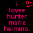 Pixelated pink text and a heart symbol on black background, with one version showing the heart as animated.