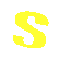 Nine yellow 'S' shapes arranged in a on a gray background, each with distinct 3D rendering variations