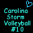 A static pixel art image displays cyan text on a black background with a blue heart symbol above the left side of the text.