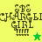 Pixelated icon with 'SBS CHARGE GIRL' text and crown, featuring green star on yellow background in top-left frame transitioning to yellow star on green background in bottom-left frame.