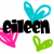 Two side-by-side pixelated text icons with 'esteen' in bold letters, each topped by a cyan heart-shaped symbol and flanked by pink and green hearts.