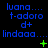 Blue text on black background with green symbols changing across three of identical text blocks