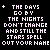 Pixelated text in white on black background arranged in six , each displaying identical lines with minor punctuation variations