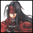 A pixelated anime-style character with long dark hair and red clothing on the left, next to a black background with white text "Anime IM" and "COM" on the right.
