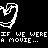 A black-and-white pixel art of repeated white hand-shaped icons with text "IF WE WERE A MOVIE..." below each