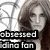 A grayscale animated icon shows a woman with long brown hair against a white background with faint circular patterns, displaying text overlays that change across frames.