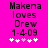 Pixelated text on bright pink background with five white and one light pink heart symbols below.