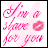 Pixelated pink text and lips on white background with subtle pink gradient, two side-by-side views showing identical static content.