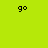 Pixelated text on a bright green background with a gray rectangular overlay on the right side.