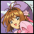 A pixelated anime-style character with brown hair and a purple hat holding a pink object, next to text reading "Anime IM" and "com" on a black background.