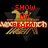 Pixelated image with red text 'SHOW NO FEAR!!!' over a golden horse-like figure on dark background.