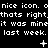 Pixelated text repeats 'nice icon. onice icon. onice icon.' with variations like 'thats right' and 'it was mineit last week', accompanied by static symbols including plus signs, asterisks, dots, and a small circle cluster.