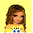 Pixel art contact sheet showing three distinct frames of an animated buddy icon featuring SpongeBob SquarePants and related imagery on a yellow background.