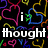 Black background with colorful heart outlines in pink, blue, yellow, green, and purple; white pixelated text reads "i i you thought loved but,i my relized open- ed eyes and your a JERK!".
