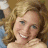 A 48x48 pixel buddy icon split into two frames showing a smiling woman with curly blonde hair on the left and green text reading "OriginalIcons.com" on a dark green background on the right.