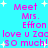 Pixelated text on cyan background with pink lettering and white stars, repeating 'Meet Mrs. Effron love u Zac so much!' in two