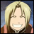 A 48x48 pixel buddy icon featuring a cartoon character with blonde hair and a red jacket on the left, paired with stylized text reading "Anime IM" and "com" on a black background to the right.