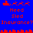 Blue background with red pixel art icons and text reading Need Sled Insurance? in two , separated by a horizontal line of red pixels