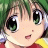 A pixelated anime-style character with green hair and large eyes appears on the left side of a contact sheet, next to text reading "Anime IM" and "COM" on a black background.