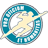 Circular icon with blue and gray border containing a yellow figure in dynamic pose holding a glowing object.