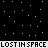 A 3x3 contact sheet of a pixel art animation featuring space-themed characters and repeated text banners against a starry background.